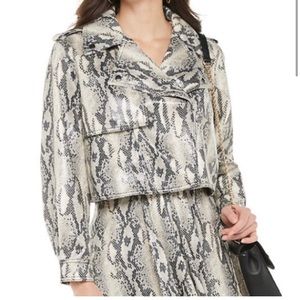 Jennifer Lopez Faux Leather Jacket